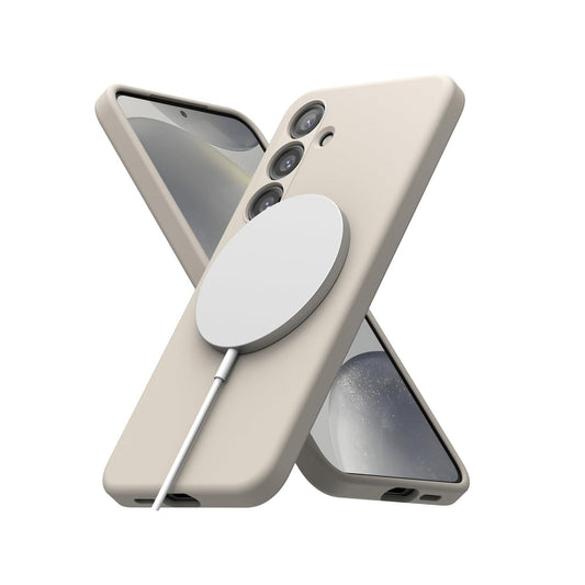 Ringke Silicone Magnetic Compatible with Samsung Galaxy S24 Case Cover