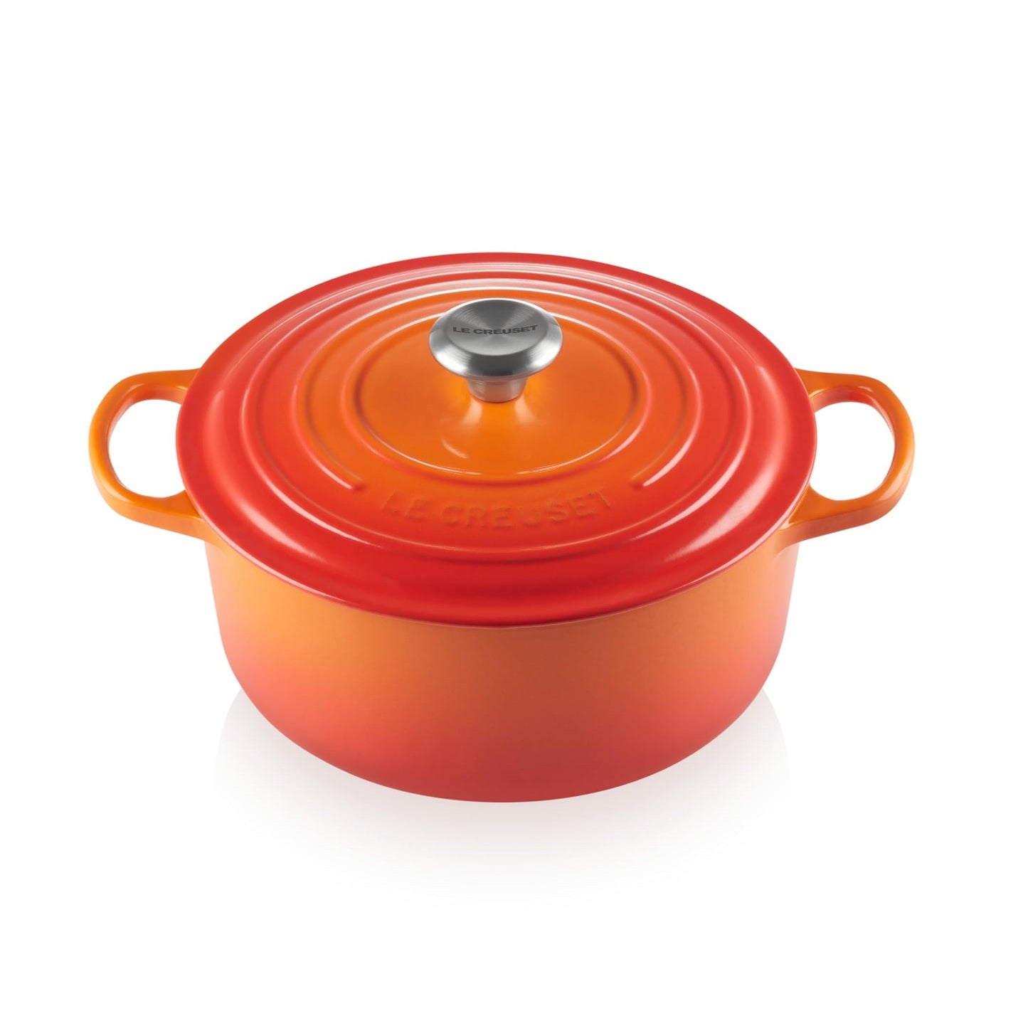 Le Creuset Signature Enamelled Cast Iron Round Casserole Dish With Lid 24cm