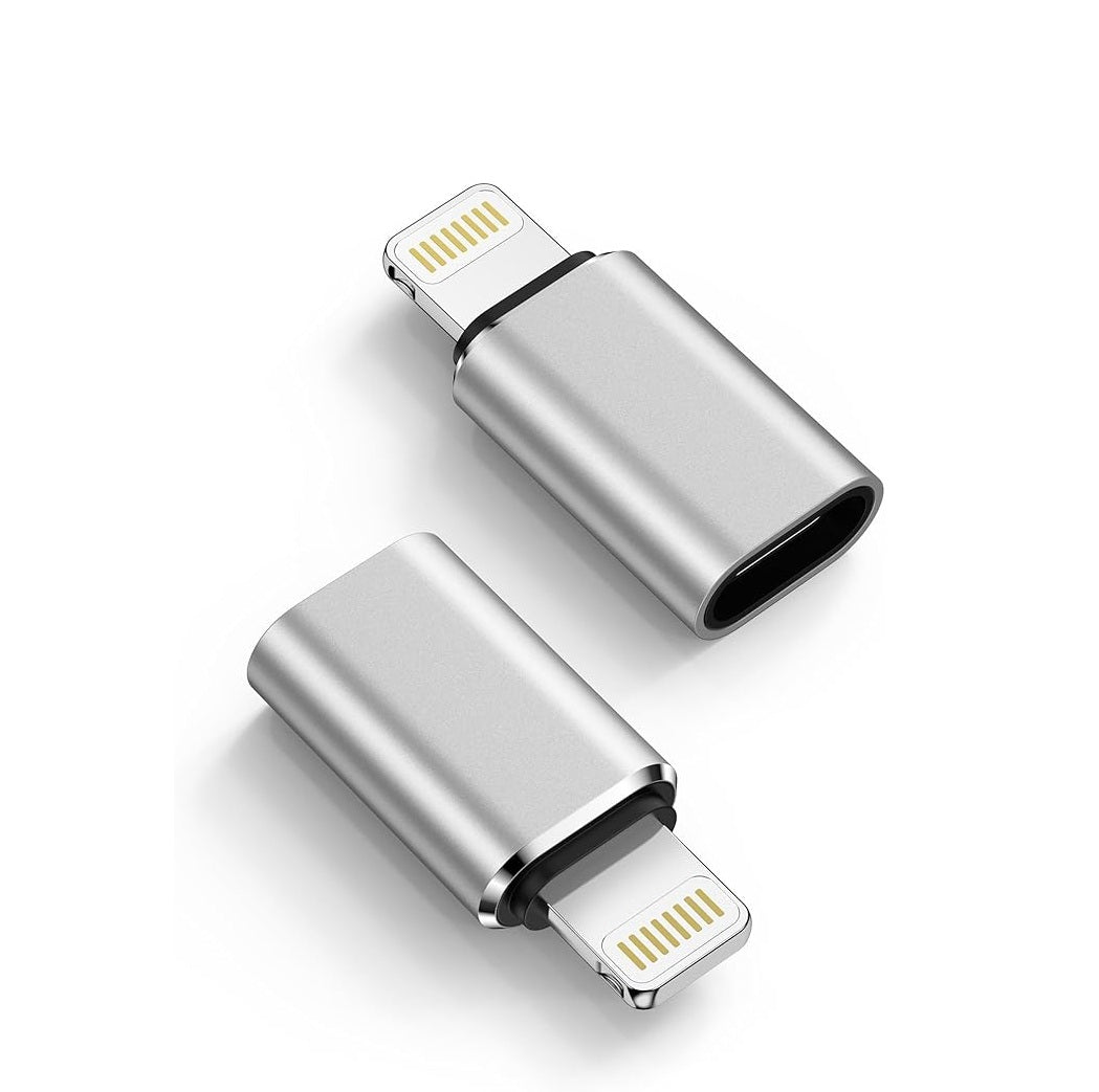 2-Pack USB C to Lightning Adapter