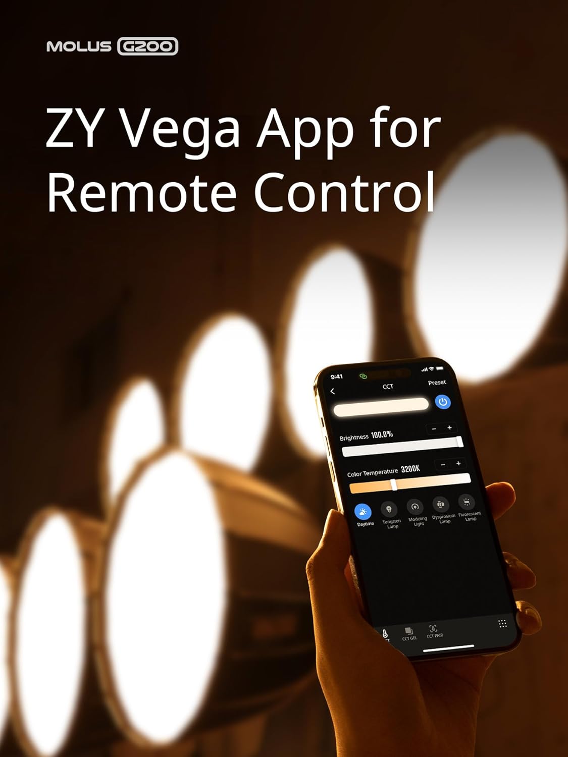 Zhiyun MOLUS G200 200W Video Light with Bowens Mount