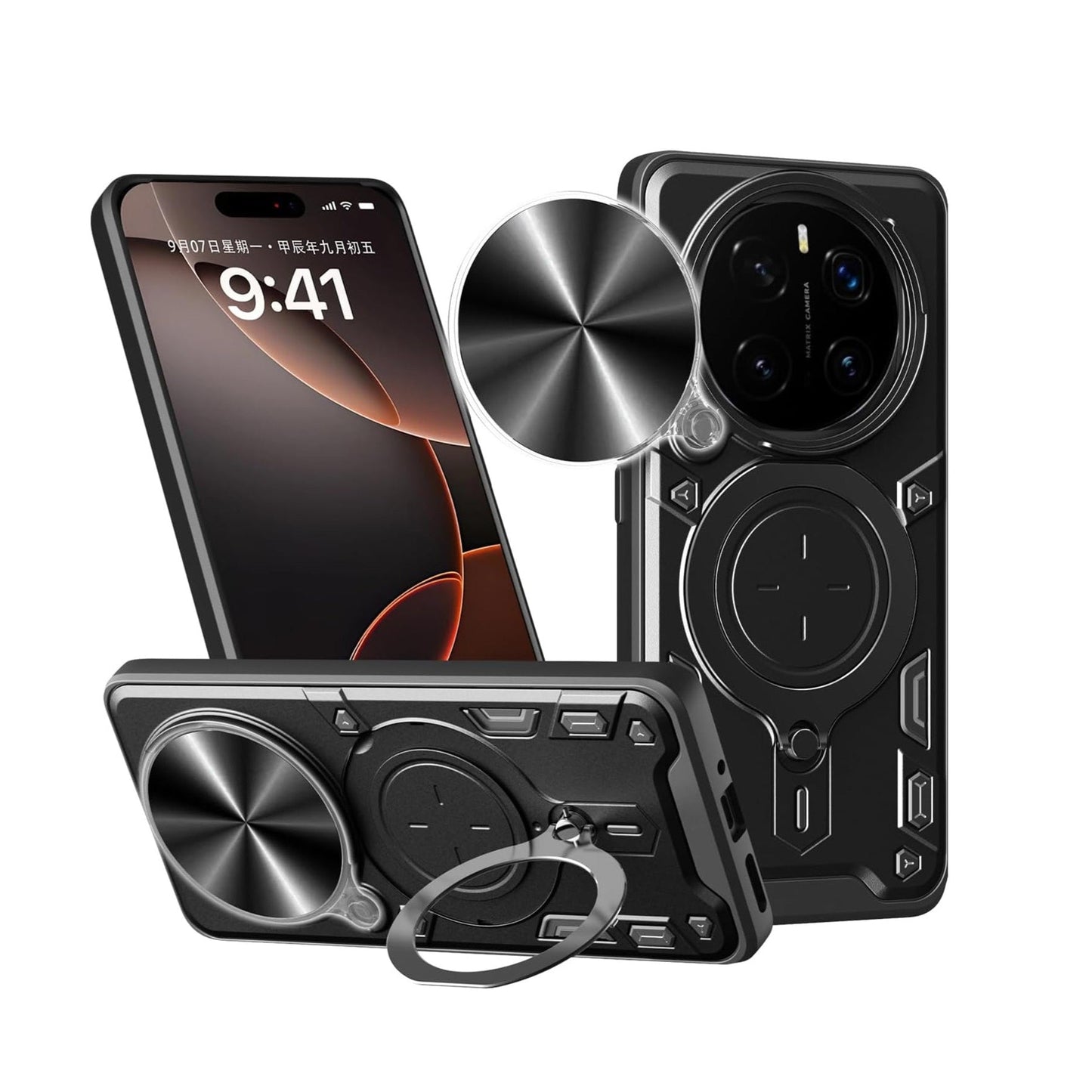 WRTBS for Honor Magic 7 Pro 5G Case Cover Built Slide Camera Protection Cover