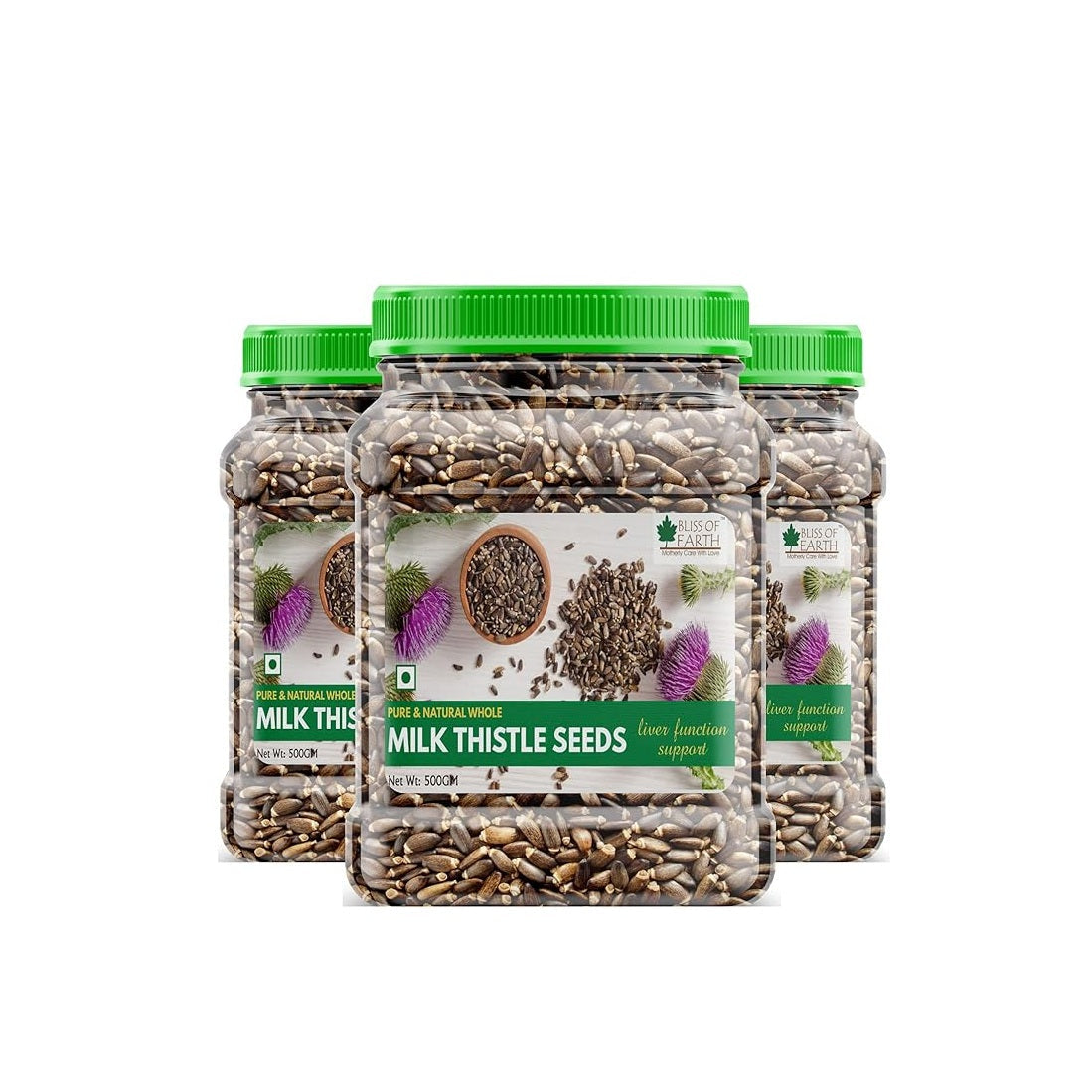 Bliss of Earth Milk Thistle Seeds Organic Super Food
