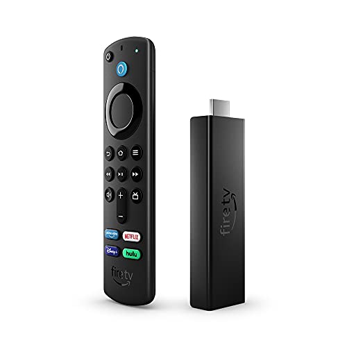 Amazon Fire TV Stick 4K With Alexa Voice Remote includes TV controls