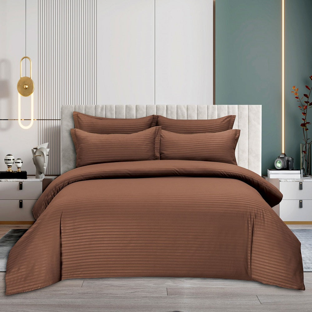Warm House 6Pcs Sateen Duvet Cover Set