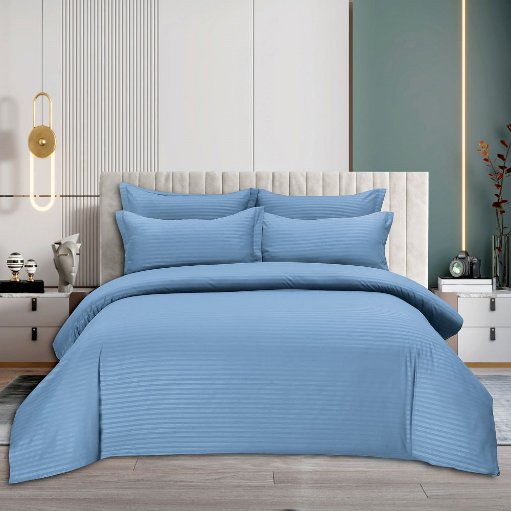 Warm House 6Pcs Sateen Duvet Cover Set