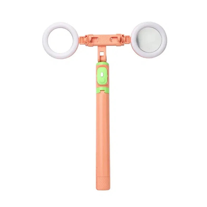 JC 18H Bluetooth Tripod Selfie Stick with two lights