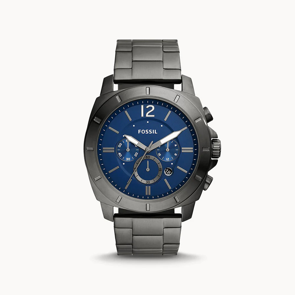 FOSSIL PRIVATEER SMOKE STAINLESS STEEL MEN'S WATCH - BQ2758