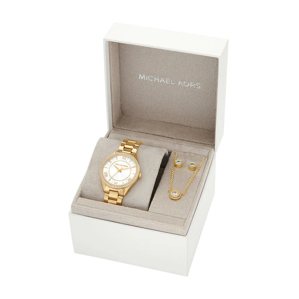 Michael Kors Lauryn Gold Women Watch MK4849SET