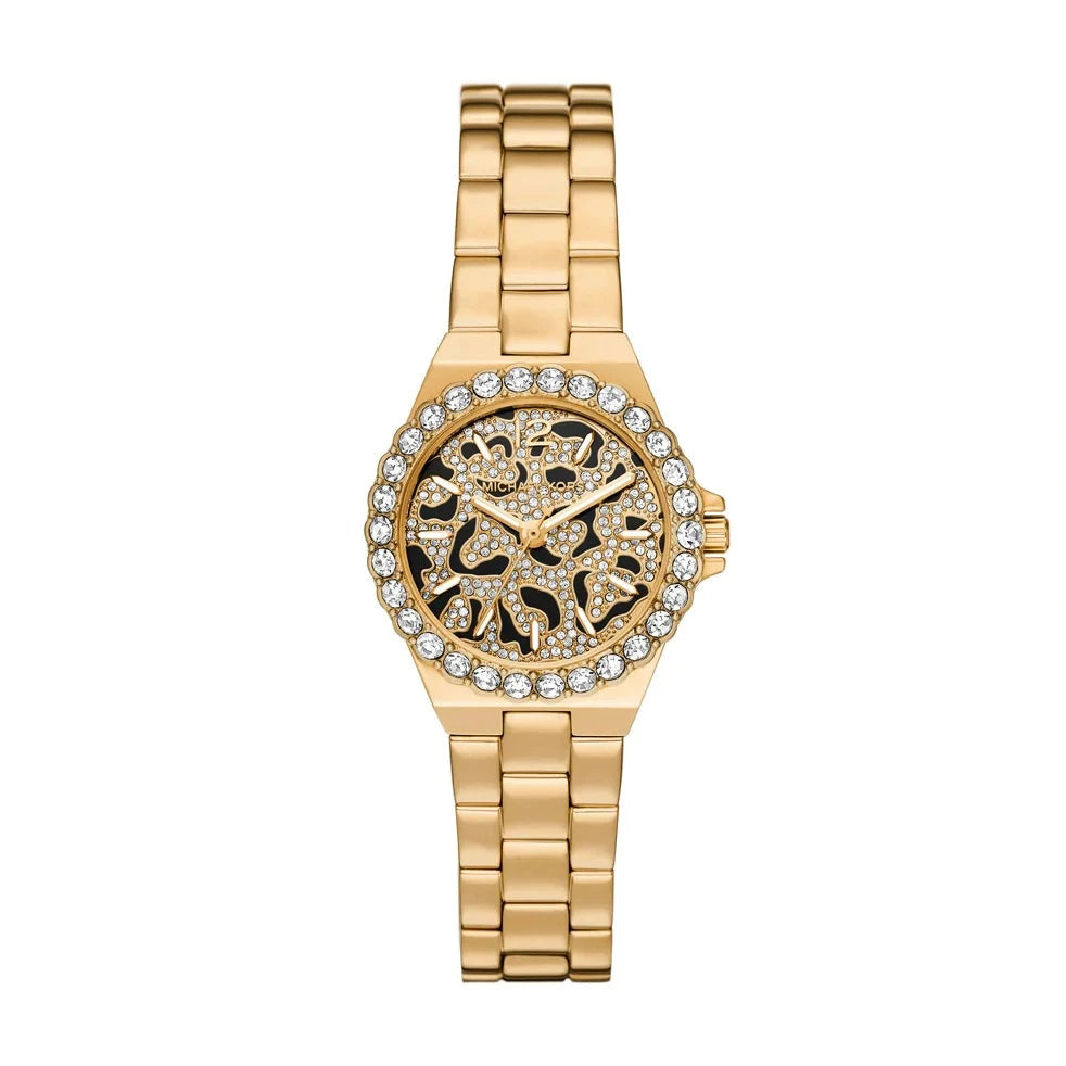 MICHAEL KORS LENNOX WOMEN'S GOLD-TONE STAINLESS STEEL WATCH - MK7394