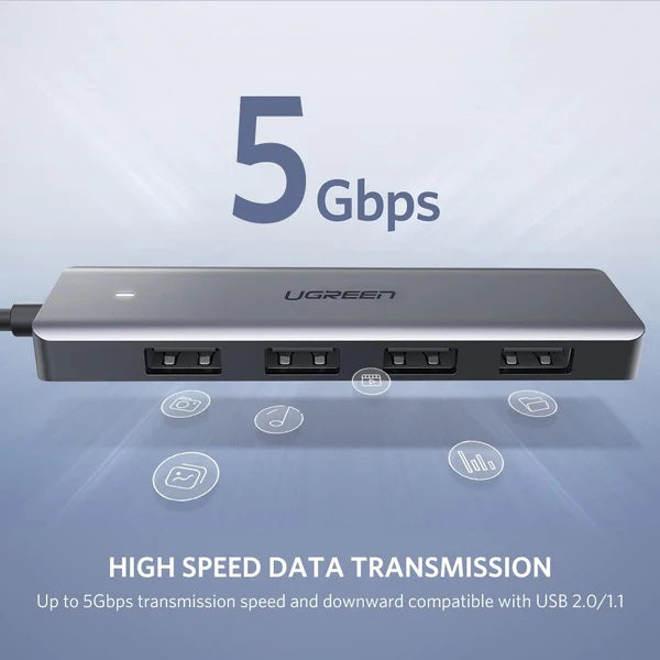 UGREEN USB 3.0 Hub 4 Port USB Extender