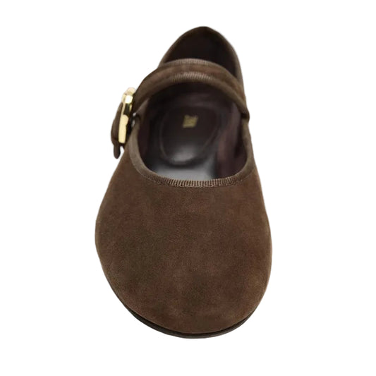 SUEDE BALLET FLATS
