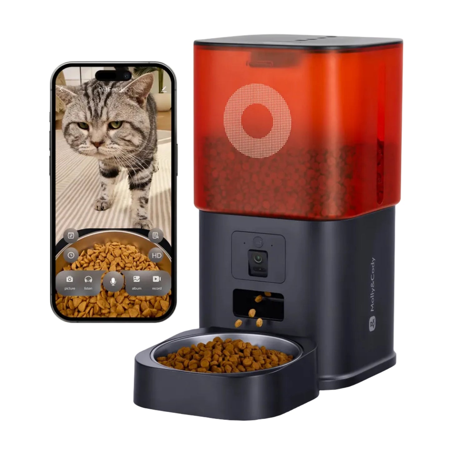 Molly&Cody 6L Wifi feeder Black
