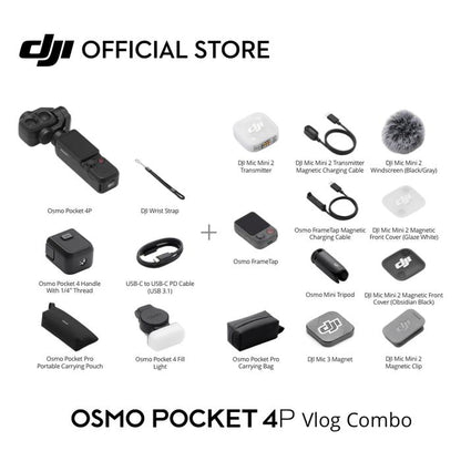 DJI Osmo Pocket 4P Vlog Combo