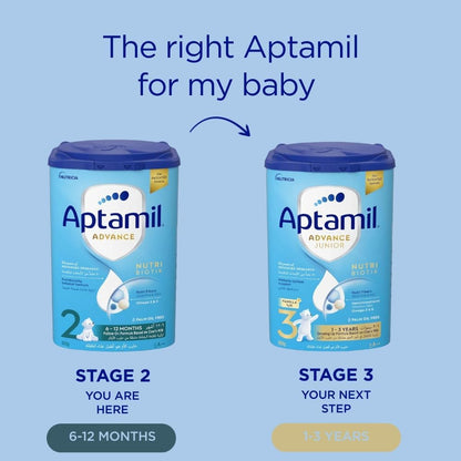 Aptamil Advance 2 Follow On Formula Milk From 6 to 12 Months 800g