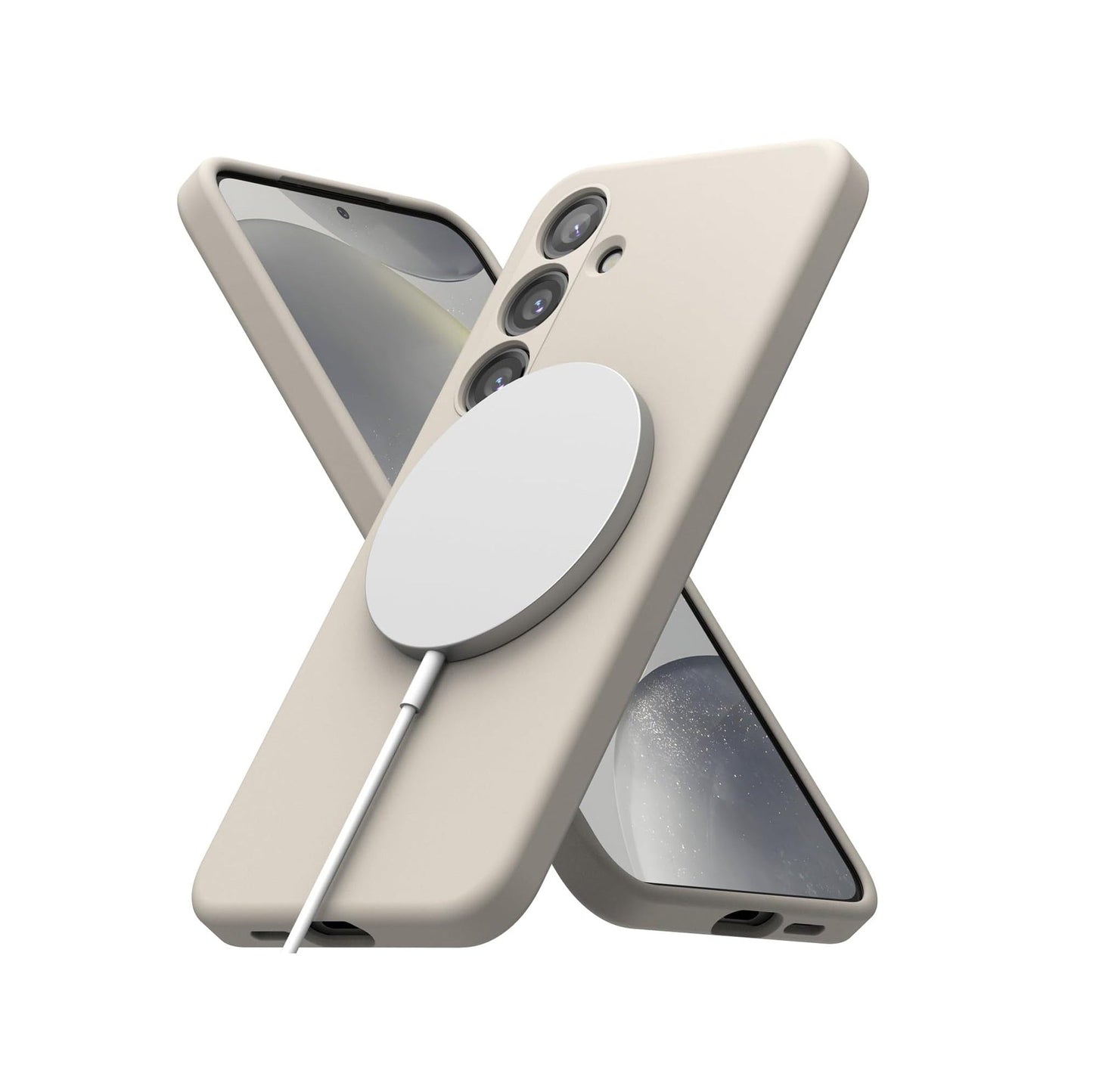 Ringke Silicone Magnetic Compatible with Samsung Galaxy S24 Case Cover