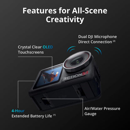 DJI Osmo Action 5 Pro Waterproof Action Camera