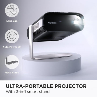 ViewSonic M1X Portable LED Projector with Smart Stand