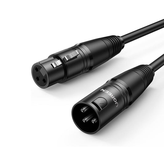 UGREEN XLR Cable Microphone XLR Male to Female Extension Cable 2M Jack Extender Cord for PA System