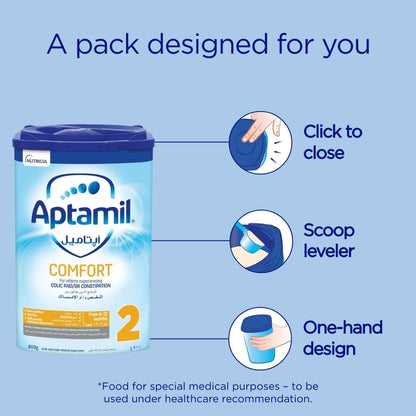 Aptamil Comfort 2 Follow On Formula Milk From 6 to 12 Months 800g