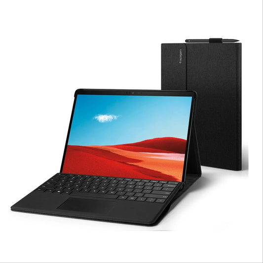 Spigen Stand Folio designed for Microsoft Surface Pro 11 Case Cover with Pen Holder