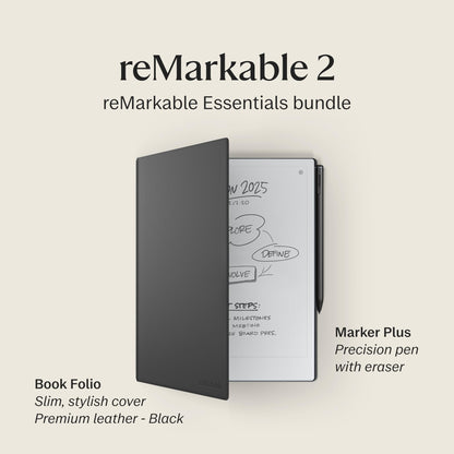 Remarkable 2 Paper with Marker Plus and Book Folio