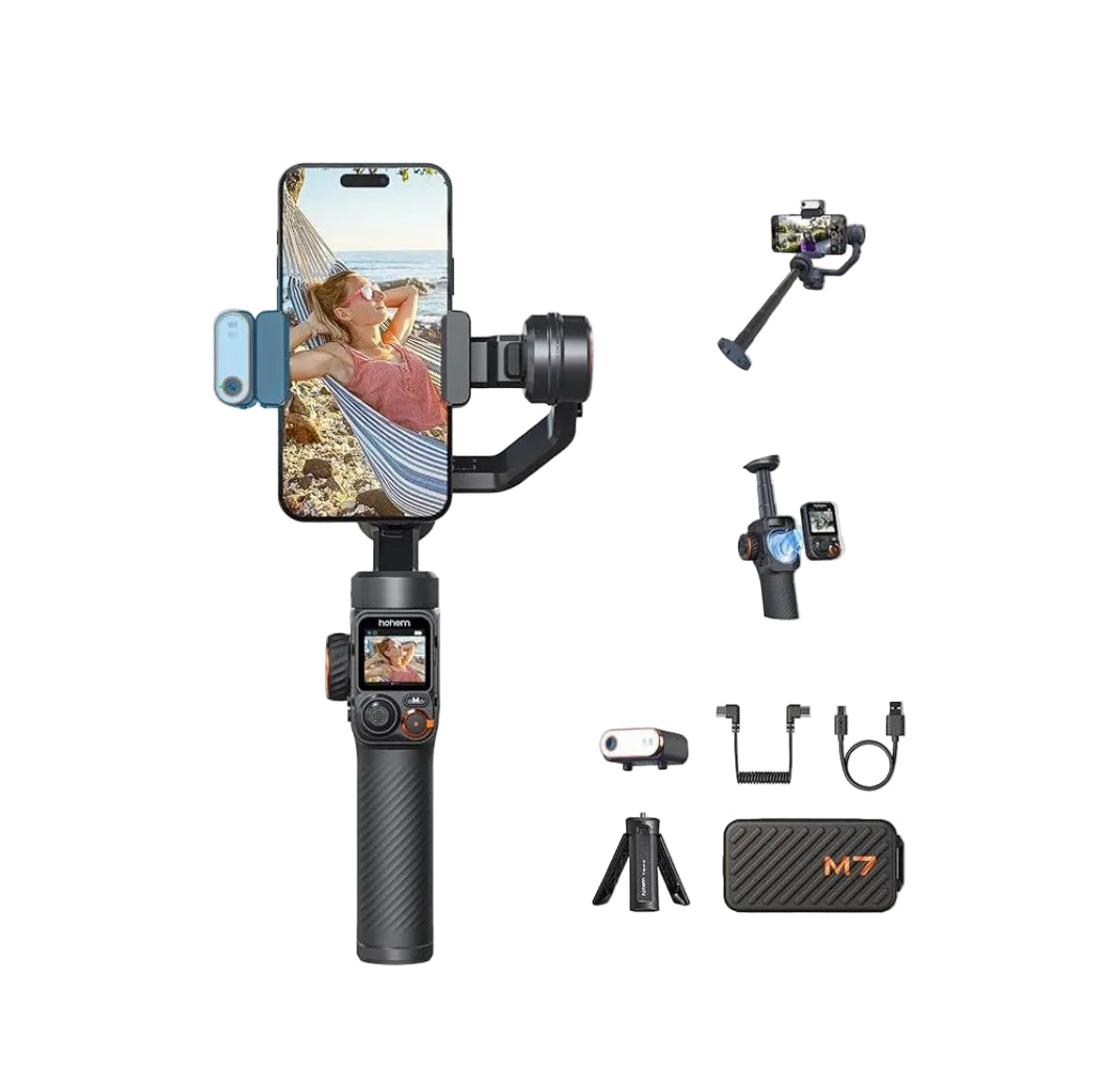 Hohem iSteady M7 Gimbal Stabilizer for Smartphone, Magnetic AI Tracker