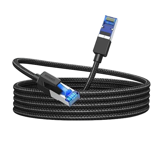 GREEN Cat 8 Ethernet Cable 10M 40Gbps Braided Double Shielded RJ45 Wire