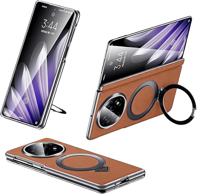 Magnetic Case For Huawei Honor Magic V5, Premium Leather Cover