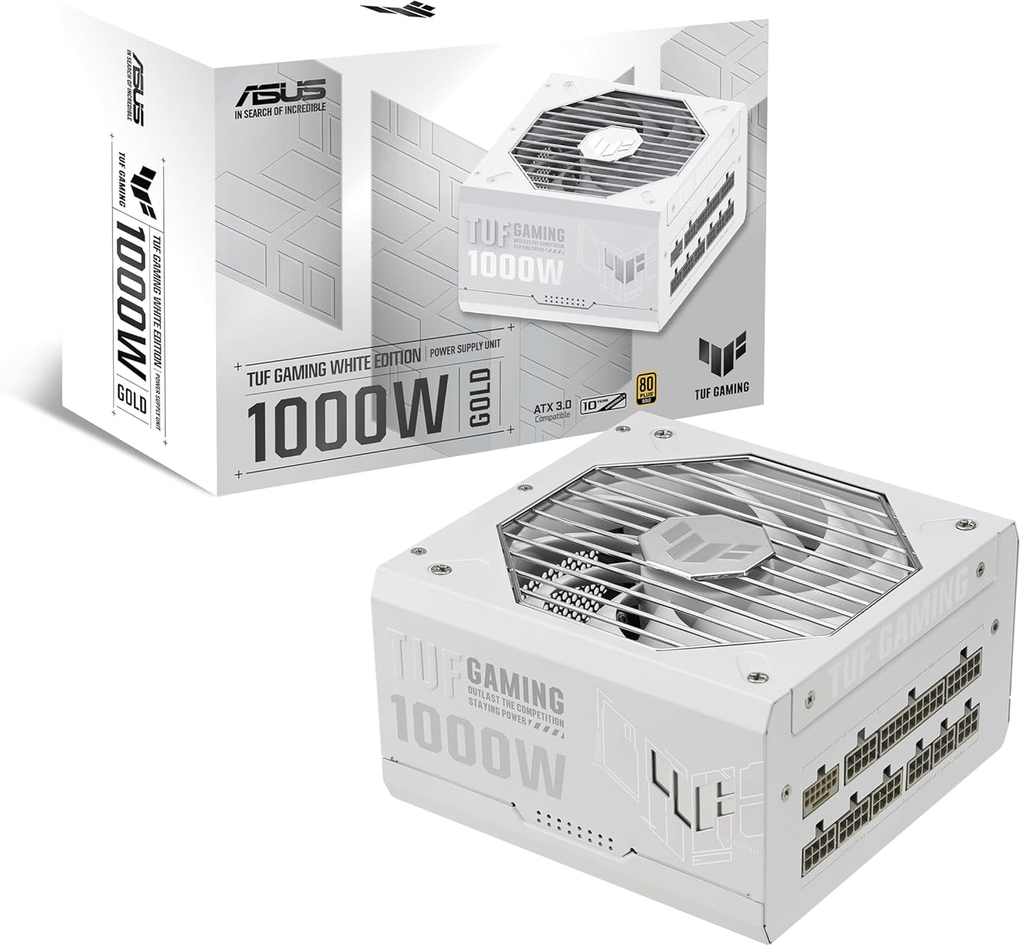 ASUS TUF Gaming 1000W Gold White Edition power supply unit 20+4 pin ATX ATX