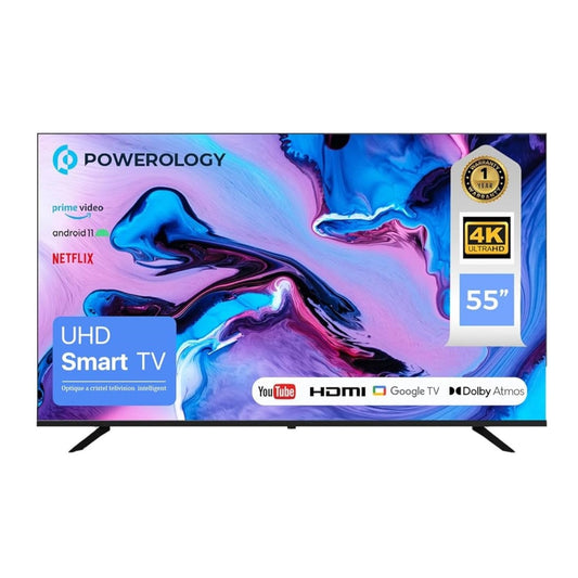 Powerology 4K UHD Smart TV 55"