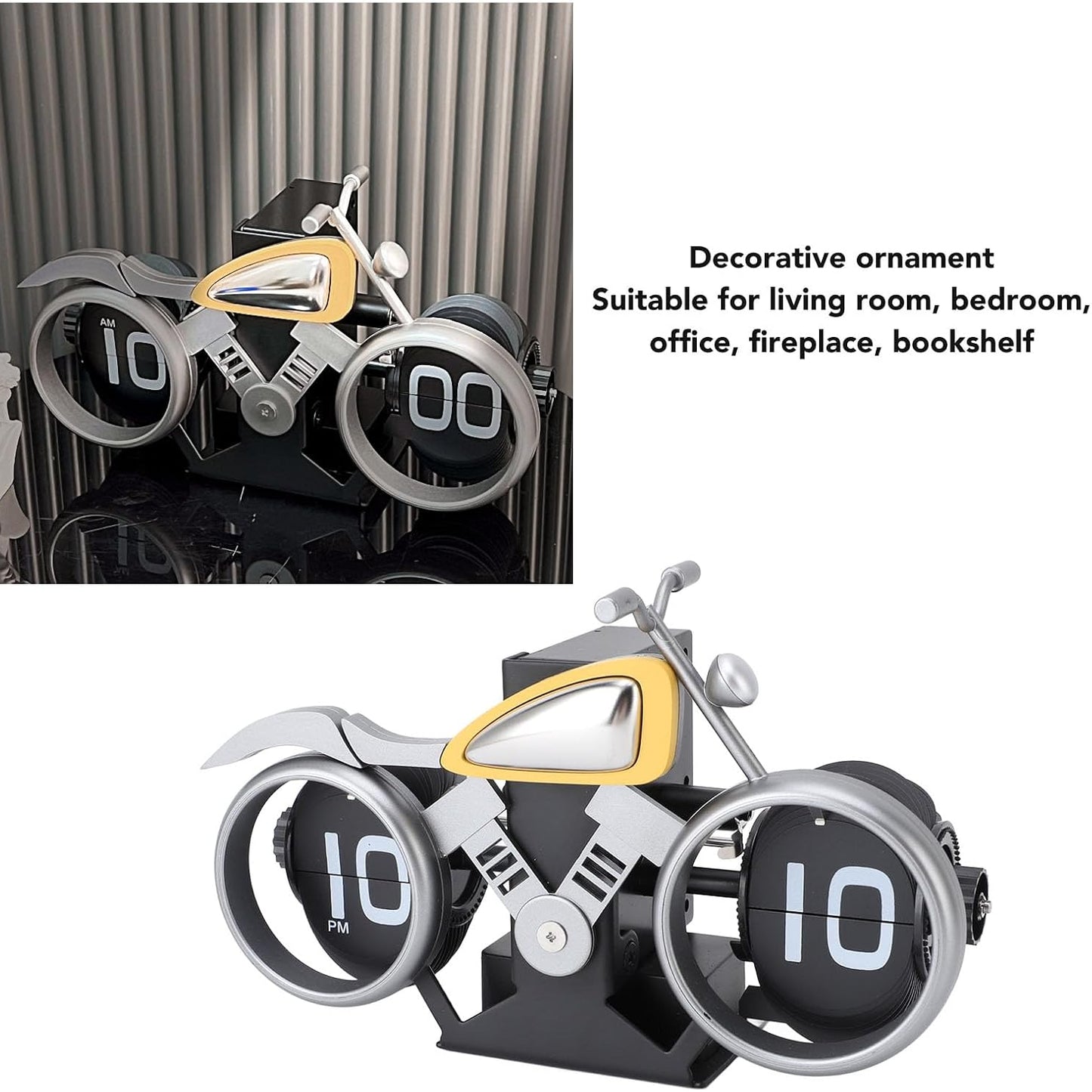 Flip Clock MotorCycle F116