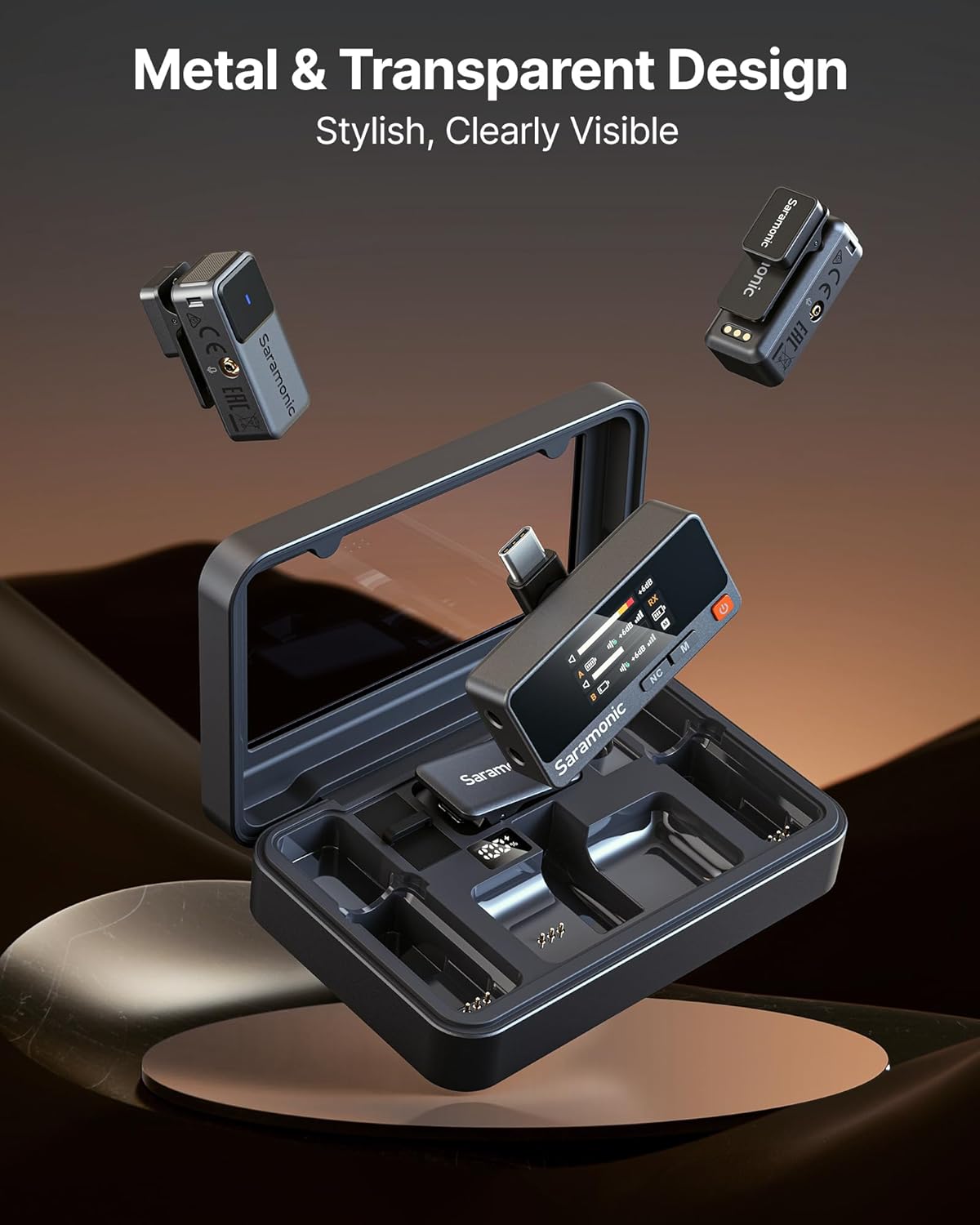 Saramonic Air 02 Dual Channel Wireless Microphone With TX x2 and RX x1