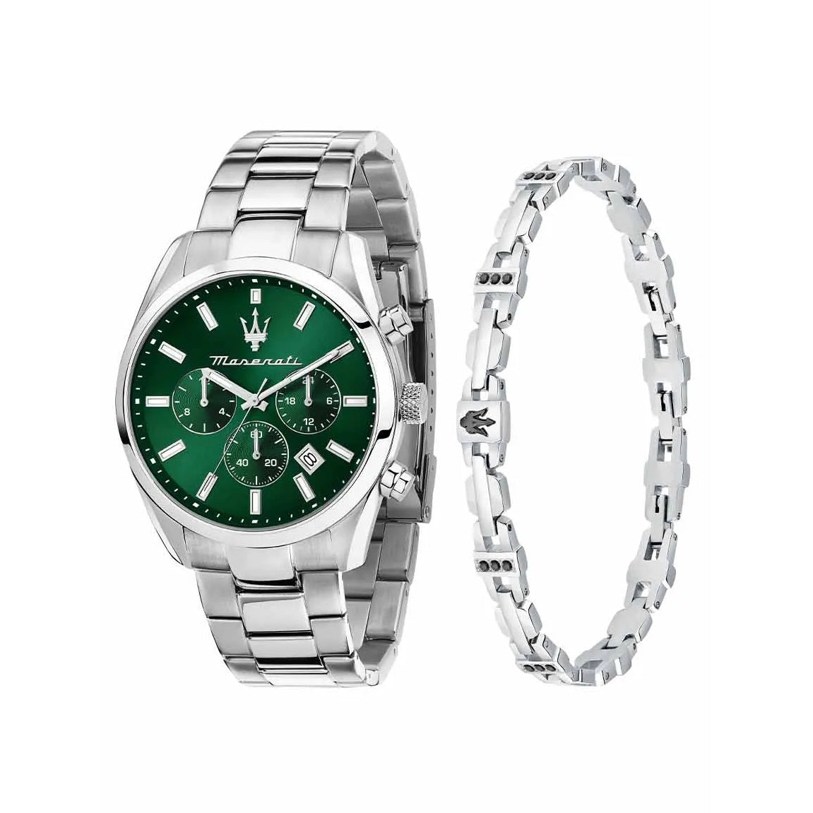 MASERATI Attrazione Men Quartz Steel Watch R8853151017-SET