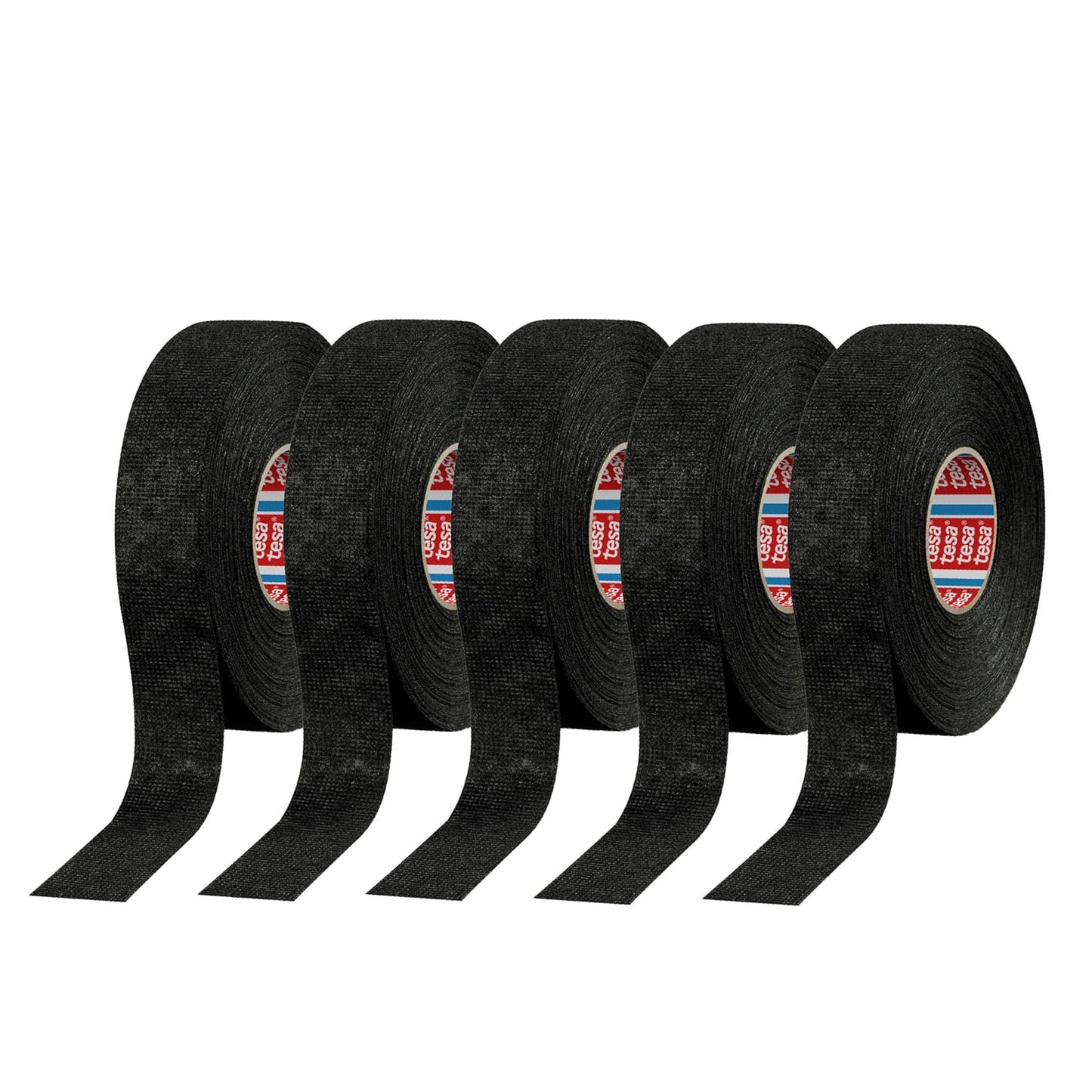 Tesa 51608 15m X 19mm Adhesive Wiring Loom Cloth Tape Original Isoband 5 Pcs Pack