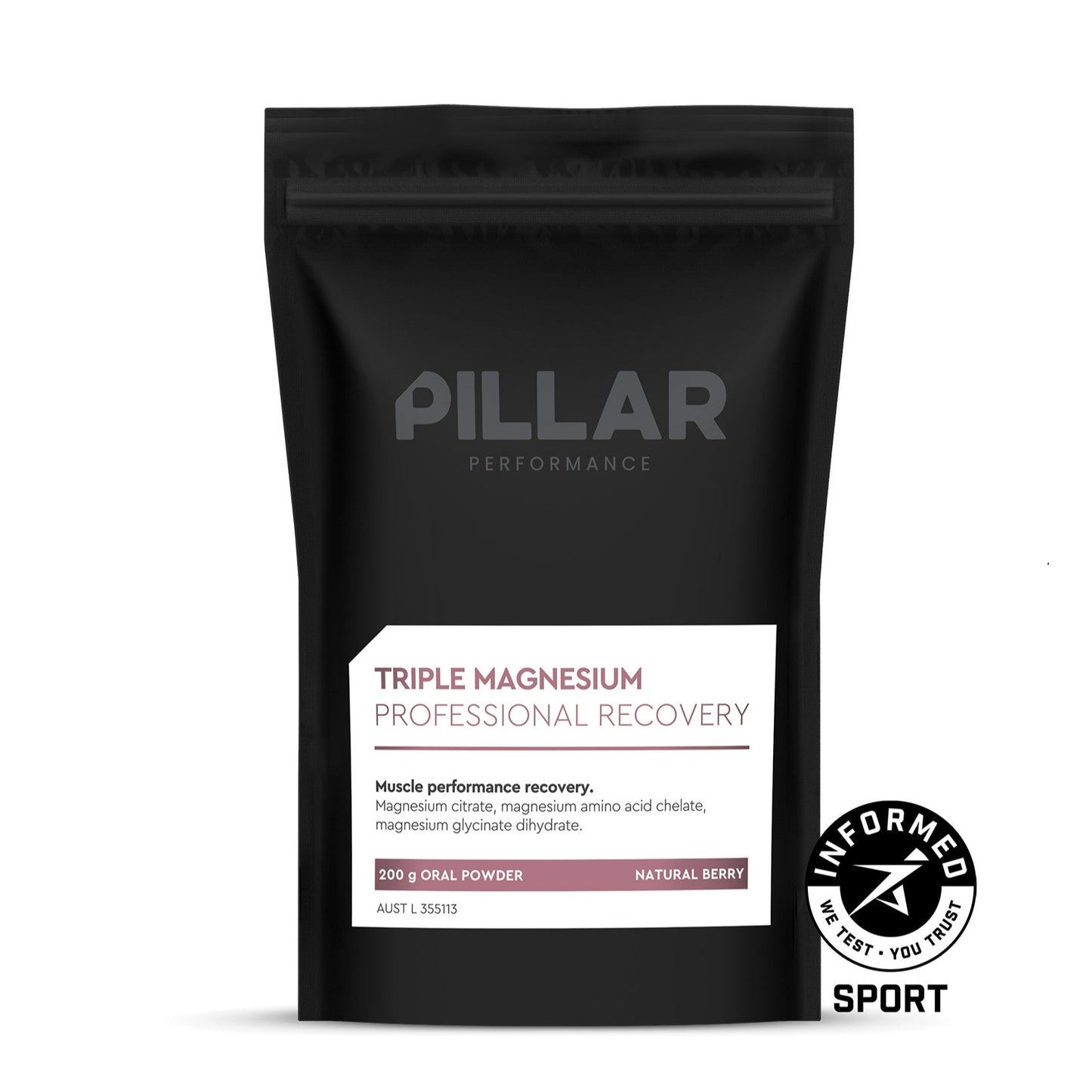 PILLAR TRIPLE MAGNESIUM POWDER Natural Berry
