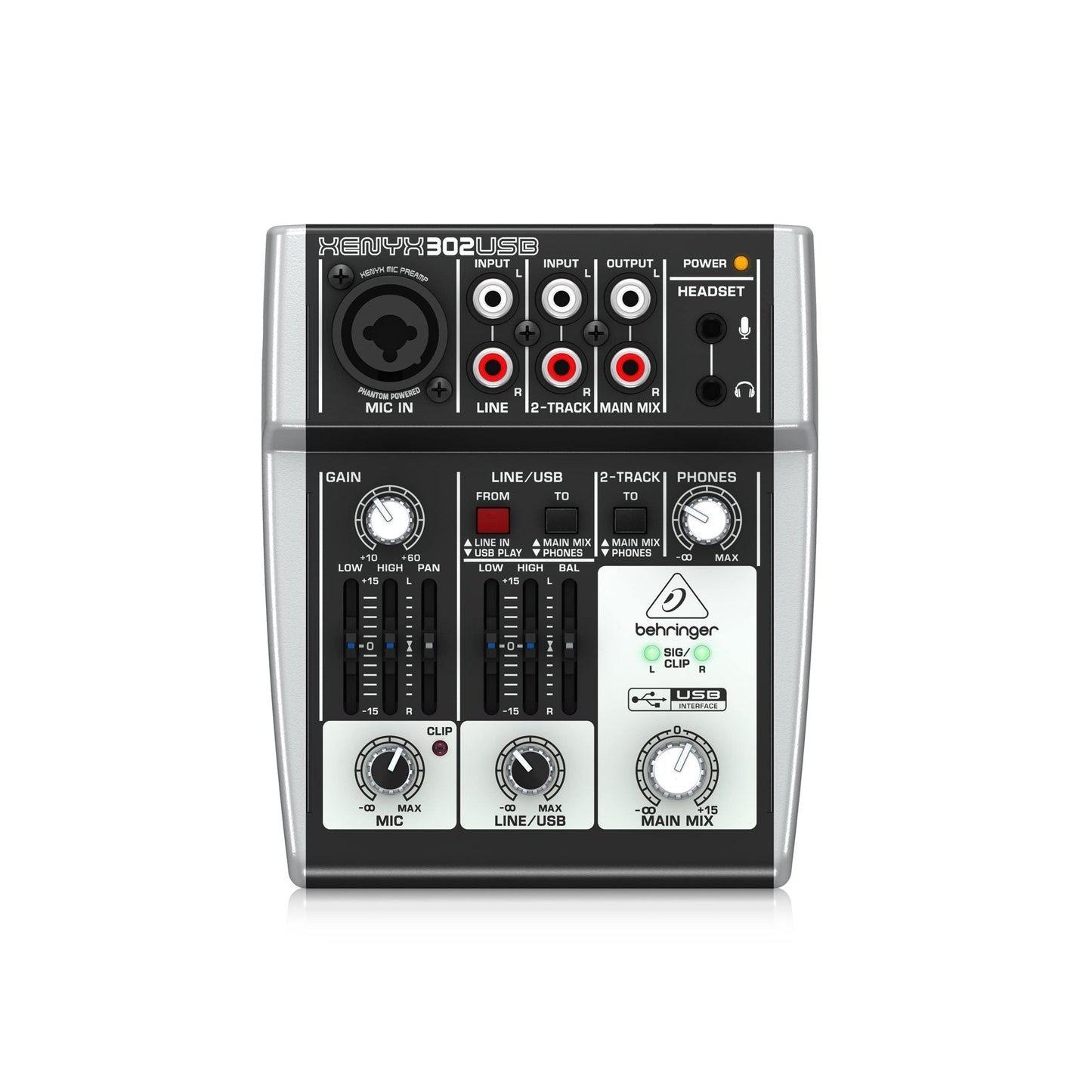 Behringer 302USB 3 Xenyx 5 Input Mixer