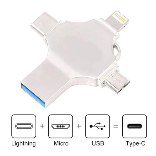 Multi function 4 in 1 USB Flash Drive