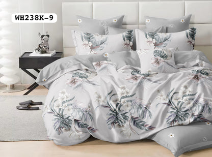 Warm House 6 Pcs Duvet Cover Set Elegant