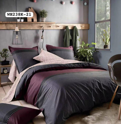 Warm House 6 Pcs Duvet Cover Set Elegant