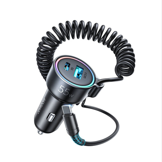 JOYROOM JR CL07 72W 3 in 1 Wired Car Charger