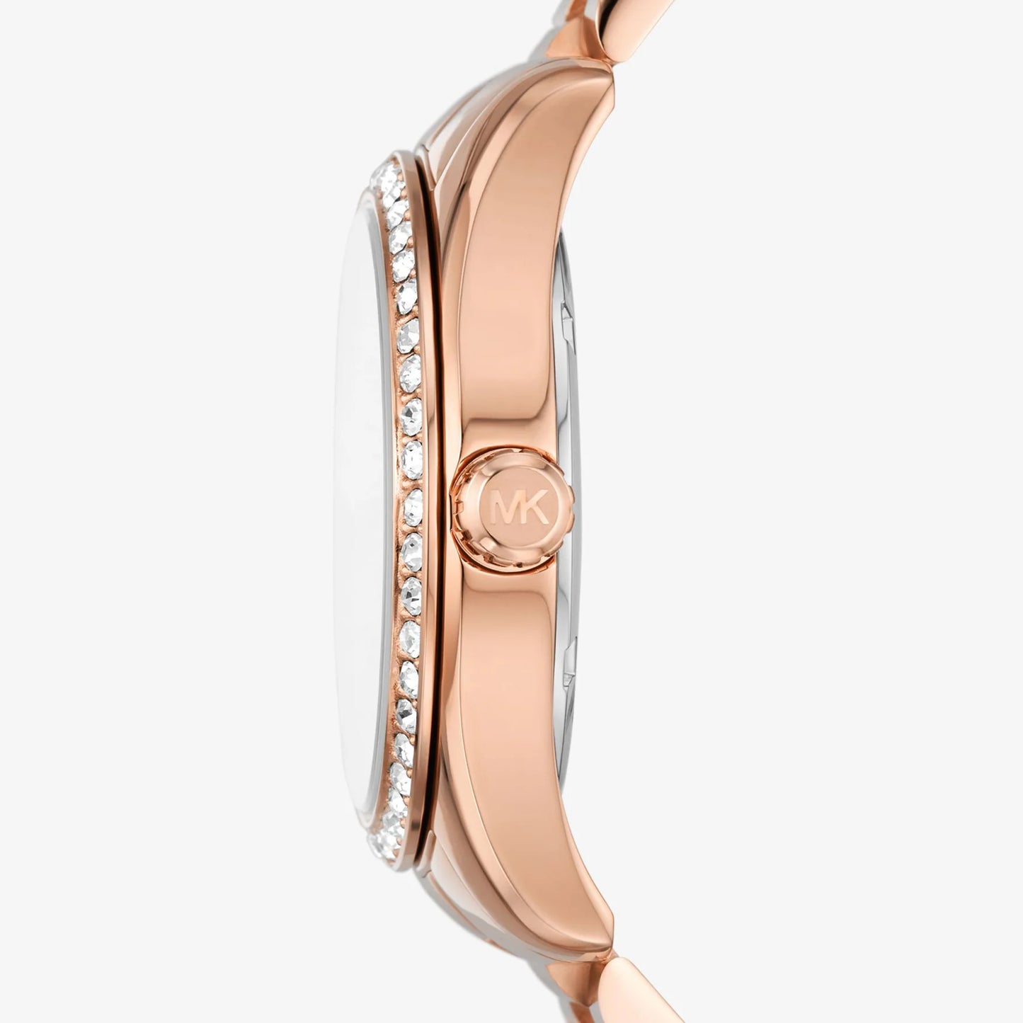 MICHAEL KORS LEXINGTON THREE-HAND ROSE GOLD-TONE STAINLESS STEEL WATCH AND JEWELRY GIFT SET - MK1088SET