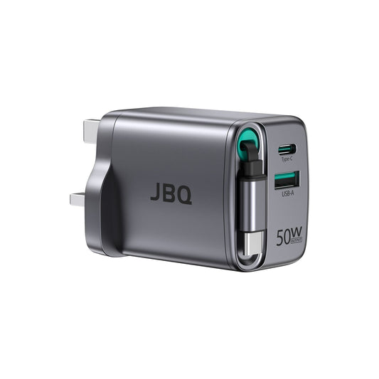 JBQ Volt Stream Retractable Cable Charging PD50w