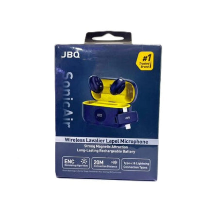 JBQ SonicAir Wireless Lavalier Lapel Microphone