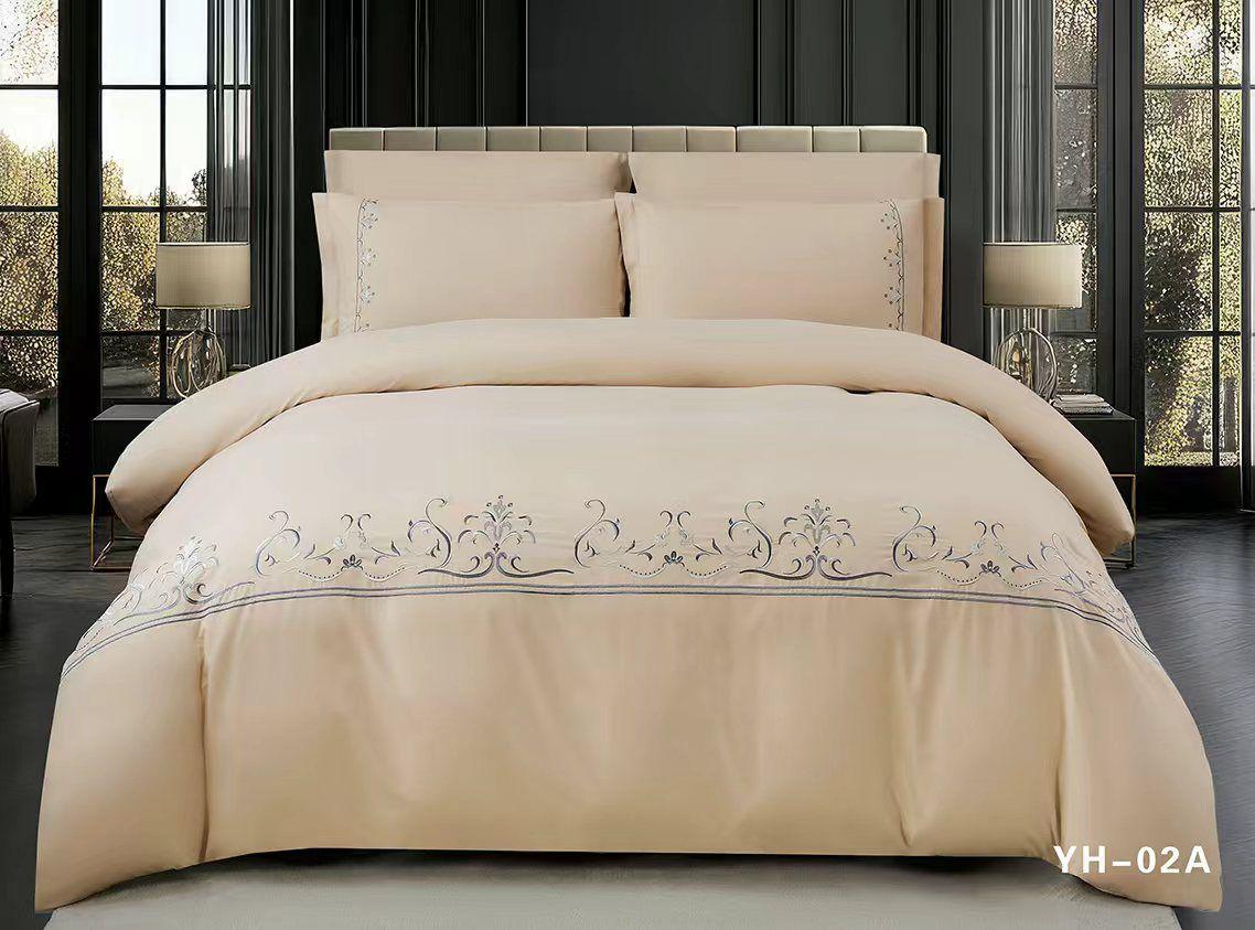 Warm House Royal Sapphire Embroidered Duvet Set