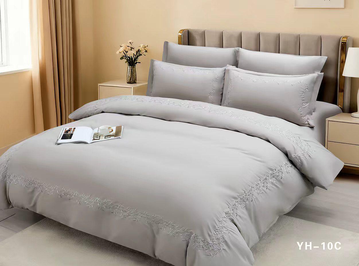 Warm House Elegant Gold Leaf Duvet Cover Set
