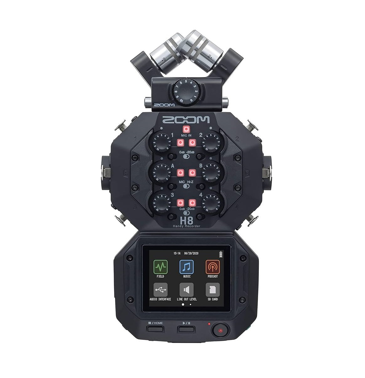 Zoom H8 8 Input 12 Track Portable Handy Recorder