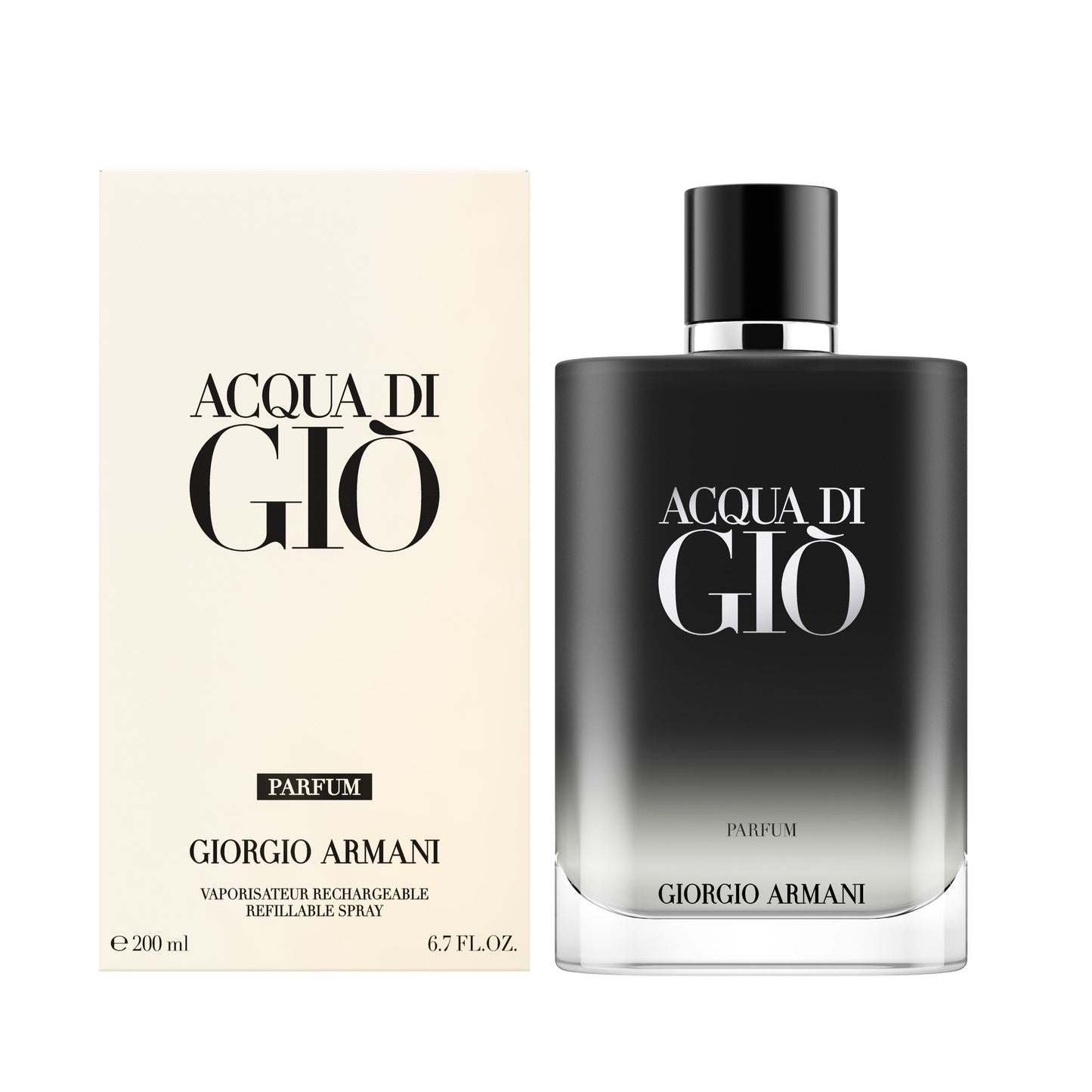 GIORGIO ARMANI ACQUA DI GIO REFILLABLE FOR MEN PARFUM 200ML