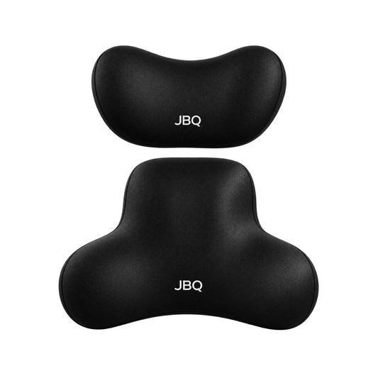 Jbq Car Headrest and Lumbar Support Cushion Set