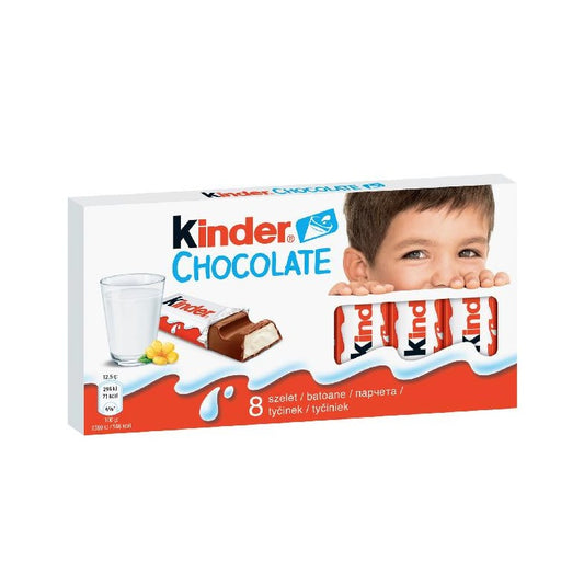 Kinder Chocolate 8 Bars in 1 Pack