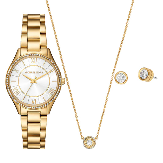 Michael Kors Lauryn Gold Women Watch MK4849SET